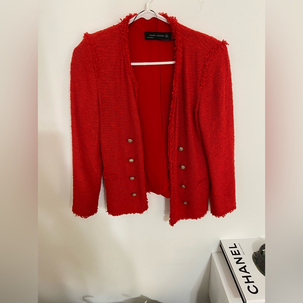 Zara Tweed Cardigan - Picture 3 of 6
